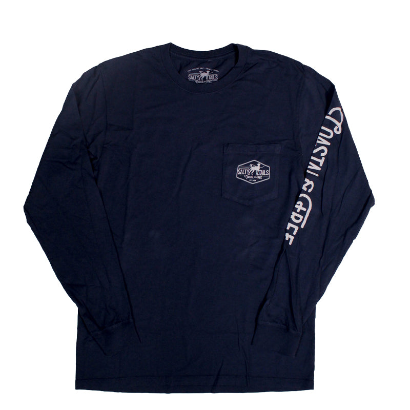 Salty Tails Long Sleeve w/ Pocket - Original Logo