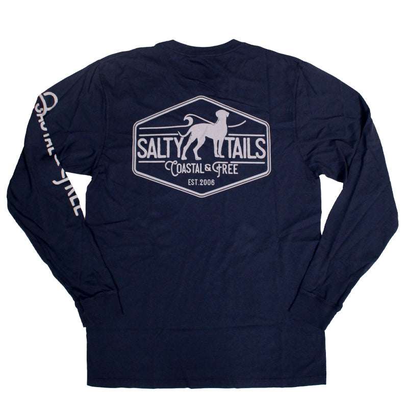 Salty Tails Long Sleeve w/ Pocket - Original Logo