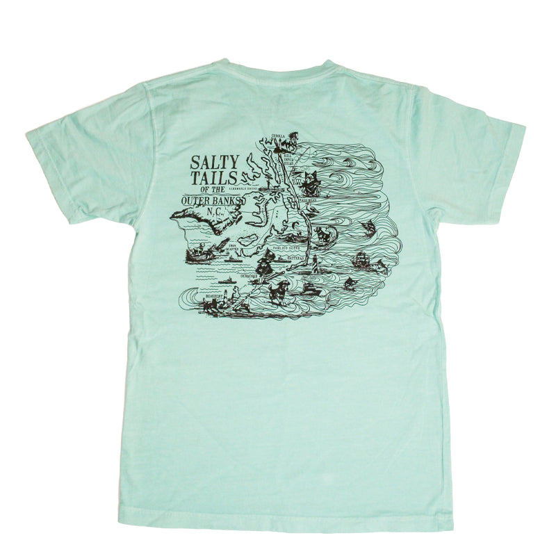 Salty Tails – Simple Surf Tee