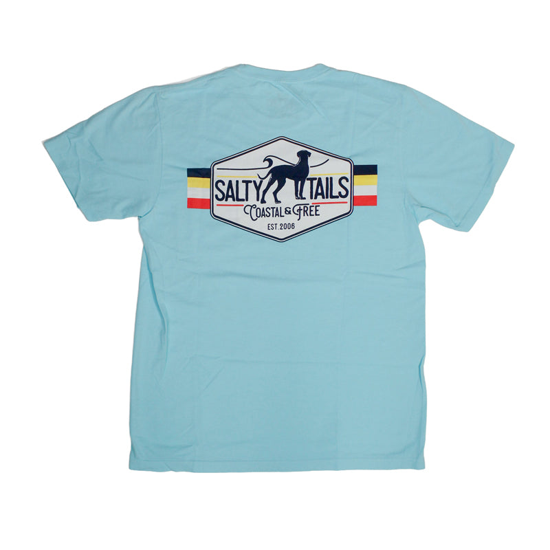 Salty Tails – Simple Surf Tee with Pocket