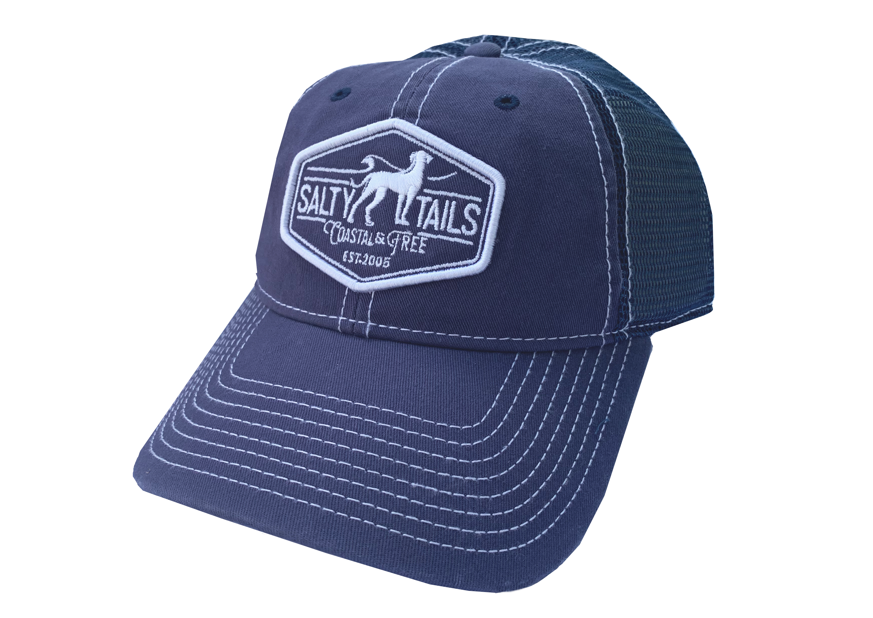 Salty Tails - Original Logo Trucker